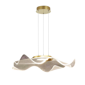 Lampa wisząca LARGO 16W LED ZŁOTY 4000K 16W LED IP20 ML1042 Milagro