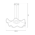 Lampa wisząca LARGO 16W LED ZŁOTY 4000K 16W LED IP20 ML1042 Milagro
