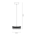 Lampa wisząca PRECIOSA 25W LED ZŁOTY 4000K 25W LED IP20 ML0998 Milagro