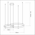 Lampa wisząca ELEGANCE 72W LED ML0997 Milagro