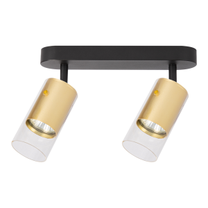Oprawa Ricky Spot Złoty 2xGU10 ML0691 Milagro