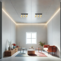 Oprawa reflektorki sufitowe Mica Spot Złoty 3xGU10 ML1149 Milagro