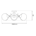 Lampa sufitowa OSLO 3xE27 ML1273 Milagro