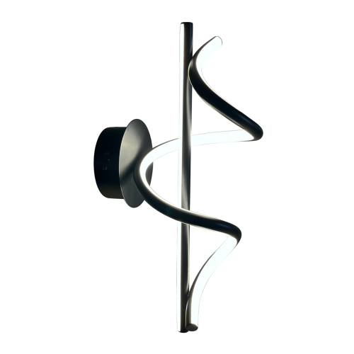 Kinkiet TWIST 12W LED CZARNY 4000K 12W LED IP20 ML1058 Milagro