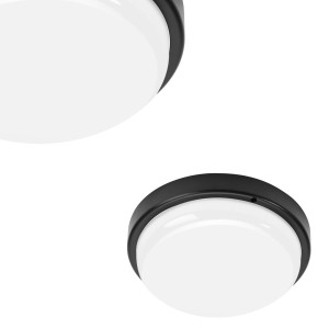 Oprawa Kanałowa Davo Okrąg 18W 4000K IP64 Czarny EK1081 Eko-Light