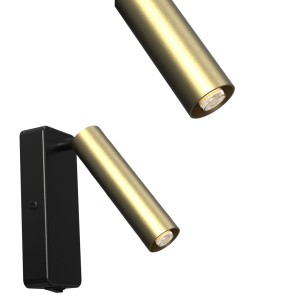 Kinkiet Santi 1xG9 Czarny/Złoty ML1014 Milagro