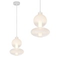 Lampa wisząca DAPHNE WHITE 12W ZŁOTY Ciepła 3000K 12W LED IP20 ML0862 Milagro