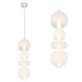 Lampa wisząca DAPHNE WHITE 36W ZŁOTY Ciepła 3000K 36W LED IP20 ML0863 Milagro