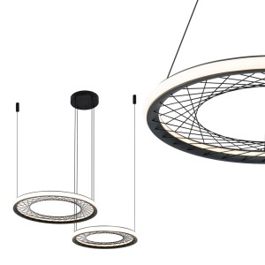 Lampa wisząca NEST 77W LED 61+41cm ML0525 Milagro