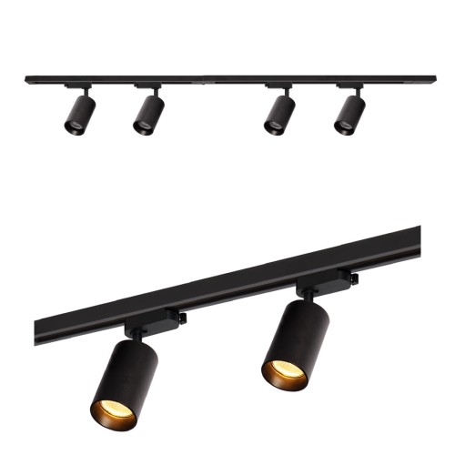 Zestaw Pipe Track Czarny 4xGU10 1,5m ML1165 Milagro