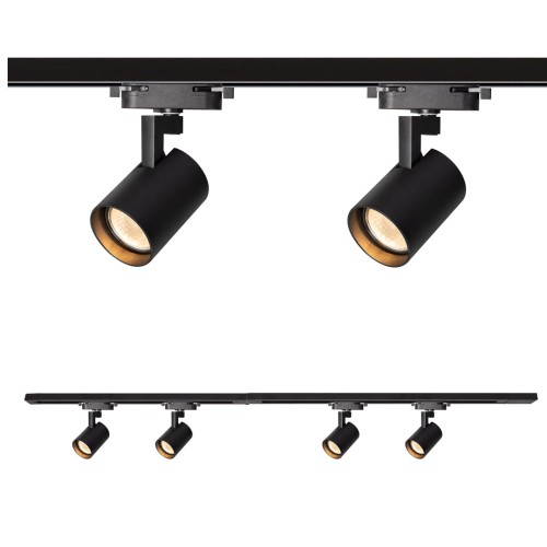 Zestaw Volf Track Czarny 4xGU10 1,5m ML0684 Milagro