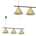 Lampa wisząca CAPITAL CZARNY-ZŁOTY 3XGX53 MLP0937 Milagro