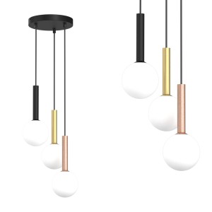 Lampa wisząca PLAY BLACK 3xG9 MLP0969 Milagro