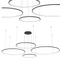 Lampa wisząca Saturno Black 120W LED ML0848 Milagro