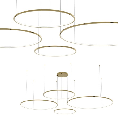 Lampa wisząca Saturno Gold 120W LED ML0849 Milagro
