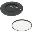 Plafon LED SLIM lampa sufitowa 32W czarny średnica 40cm zmiana barwy światła