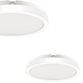 Plafon LED 18W okrągły biały średnica 22cm do łazienki kotłowni IP65 