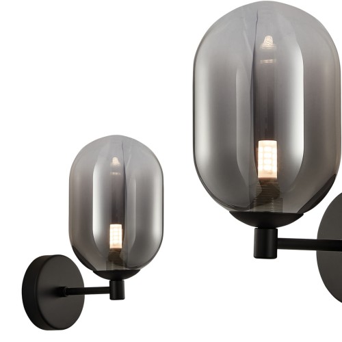 Kinkiet ALIAS BLACK 1xE14 ML0324 Milagro