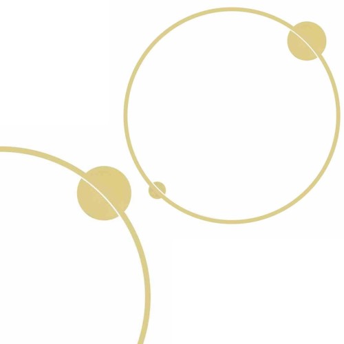 Lampa sufitowa Saturno Złoty 46W LED ML8861 Milagro