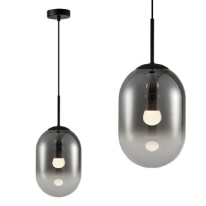 Lampa wisząca ALIAS BLACK 1xE14 fi 240 ML0323 Milagro