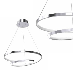 Lampa wisząca LUCERO Chrom 48W LED ML7949 Milagro