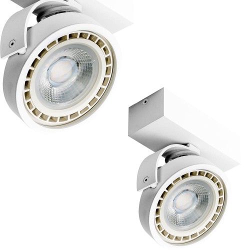 Reflektor sufitowy JERRY 1 230V WHITE biały na ES111 ruchomy Azzardo