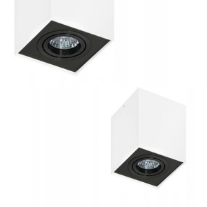 Lampa wewnętrzna / natynkowa ELOY 1 biały / czarny AZ1439 Azzardo