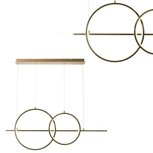 Lampa wisząca Cholet francuskie złoto MD7358-2A-3GT Zuma Line