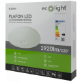 Plafon LED 24W 1920lm IP44 4000K PIR EC20104 Eco Light