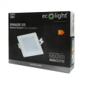 DOWNLIGHT P/T KWADRAT 6W 4000K BIAŁY DL-1 EC20451 Eco Light