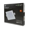 DOWNLIGHT P/T KWADRAT 18W 4000K BIAŁY DL-1 EC20453 Eco Light