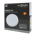 DOWNLIGHT N/T OKRĄG 6W 4000K BIAŁY DL-1 EC20455 Eco Light