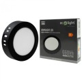 DOWNLIGHT N/T OKRĄG 6W 4000K CZARNY DL-1 EC20471 Eco Light