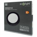 DOWNLIGHT N/T OKRĄG 24W 4000K CZARNY DL-1 EC20474 Eco Light
