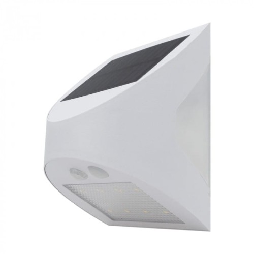 Biała Lampa Solarna Elewacyjna 3W 4000K SOE-9 EC61027 Eco Light