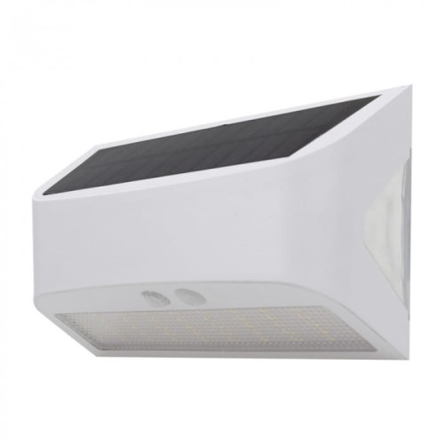 Biała Lampa Solarna Elewacyjna 6W 4000K SOE-10 EC61028 Eco Light