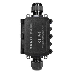 Puszka instalacyjna natynkowa IP68, 0,5-6,0mm² ,2 dławnice M20 Orno