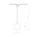 Lampa 1-obwodowy Profile PROFILE SNOWBALL 11297 Nowodvorski