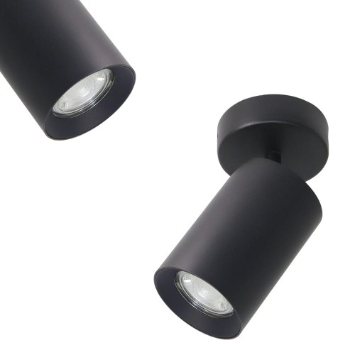 Spot natynkowy regulowany TORE kolor Czarny na GU10 - TLS006-BK Zuma Line