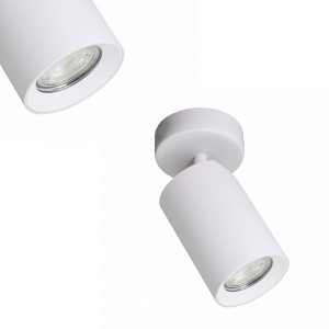 Lampa sufitowa reflektorek TORE biały, regulowany spot - TLS006-WH Zuma Line