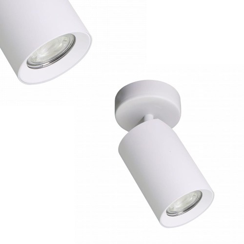 Lampa sufitowa reflektorek TORE biały, regulowany spot - TLS006-WH Zuma Line