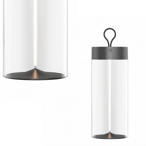 Lampa stołowa na taras ESTERNO szara, LED 1.2W 2700K - 1003 Zuma Line