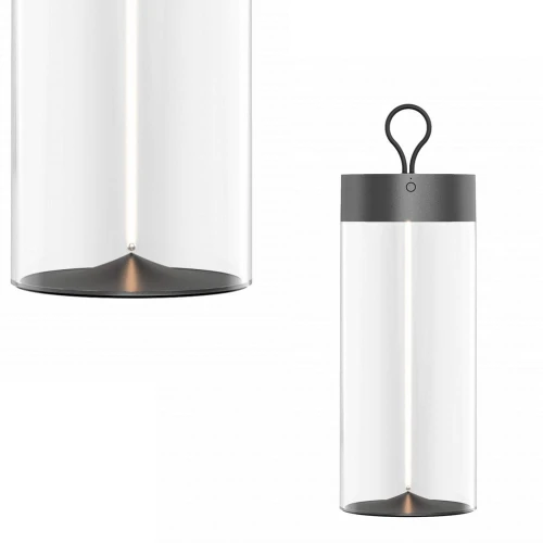 Lampa stołowa na taras ESTERNO szara, LED 1.2W 2700K - 1003 Zuma Line