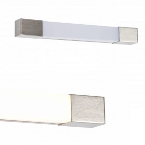 Stylowa lampa ścienna IP44 z serii PARKS kolor satynowy, LED 3,6W barwa ciepła 3000K - W200526001 Zuma Line