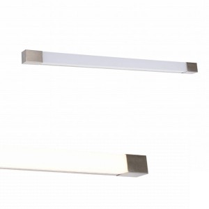 Poziomy kinkiet PARKS kolor Satynowy, zintegrowany LED 10W 3000K IP44 nad lustro - W200526201 Zuma Line