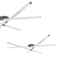 Lampa sufitowa LAUTARO czarna, trzy ramiona LED 18W 3000K - 1006 Zuma Line