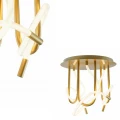 Lampa sufitowa BALBO kolor Złoty, LED o mocy 45W 3850LM, zmienna barwa światła - 2023573-GD Zuma Line