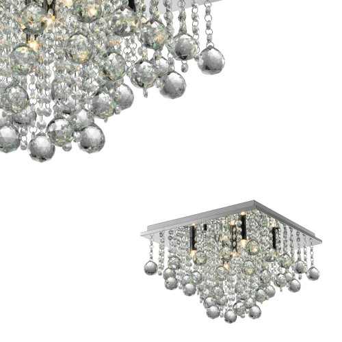 Lampa sufitowa elegancki plafon z kryształkami RANGEL do sypialni RLX92711-5  Zuma Line