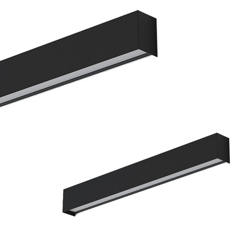 Kinkiet STRAIGHT WALL BLACK S 7596 Nowodvorski Lighting