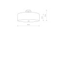 Lampa sufitowa VIVIANE black 6390 Nowodvorski